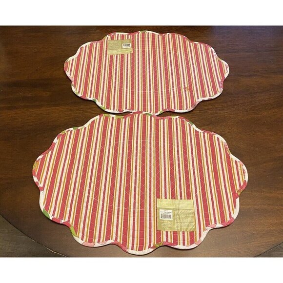 Kay Dee Designs Sarah's Garden Pink Floral 2 Napkins 2 Placemats - Picture 4 of 14